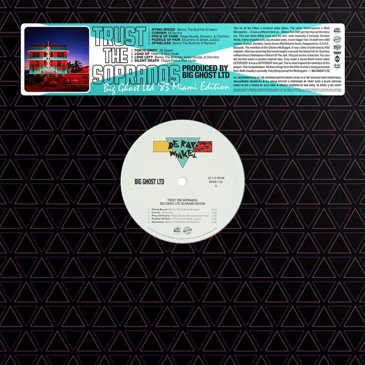 Big Ghost LTD - Trust The Sopranos '83 Miami Edition (Turquoise LP)