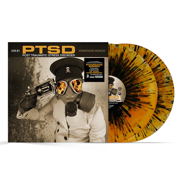 ⁦Pharoahe Monch - PTSD: Post Traumatic Stress Disorder (10 Year Anniversary Hellfire Color) (2LP)⁩ – תמונה ⁦2⁩