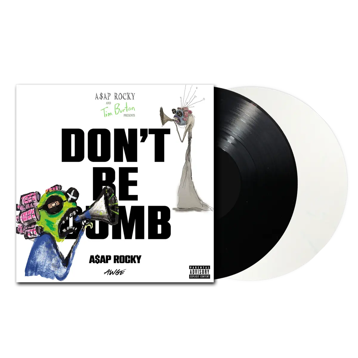 ASAP Rocky Don't Be Dumb 2LP 限定コラボ別ジャケット A$AP Rocky - Don't Be Dumb (Alternate Cover Black & White 2LP