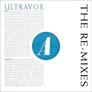 Ultravox - Re-Mixes (2LP/Clear Vinyl) (RSD)