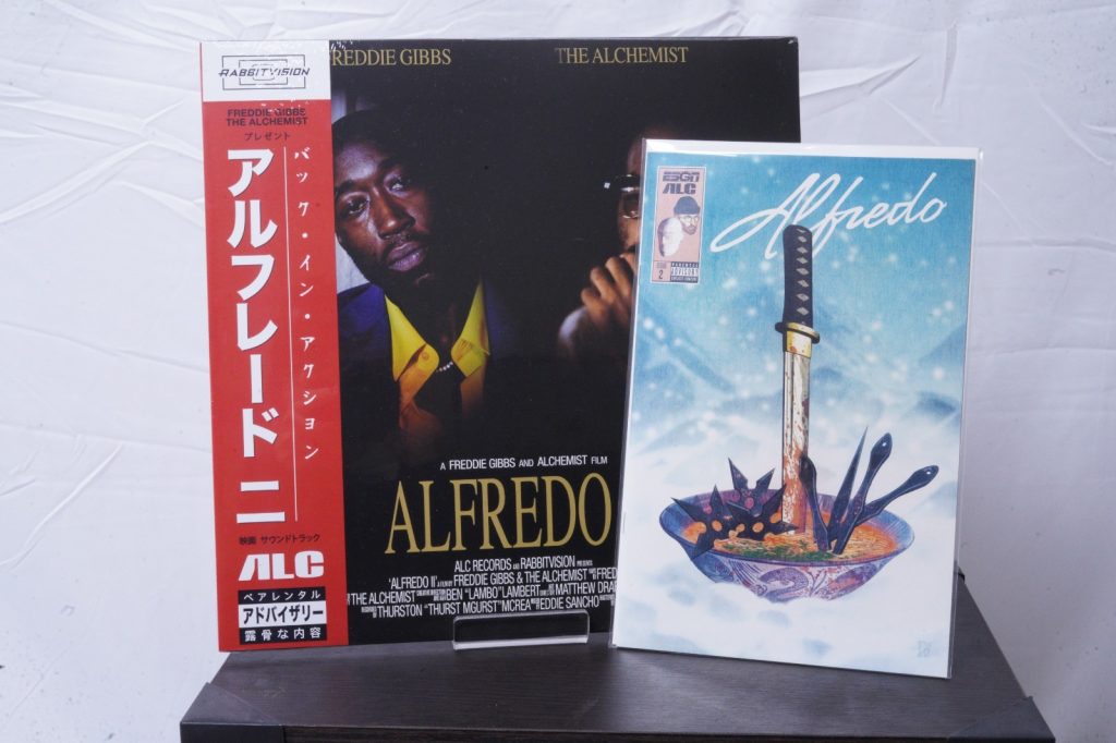 Freddie Gibbs & Alchemist – Alfredo II (Laser Disc Gray Vinyl w/ OBI) + Comic Book