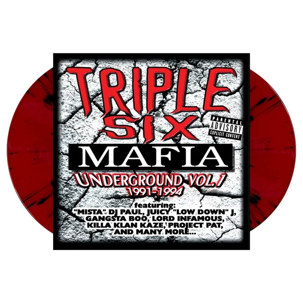Triple Six Mafia - Underground, Vol. 1: 1991-1994 (Red & Black Splash Vinyl)